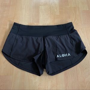 RARE Aloha Lululemon Speed Up Running Shorts